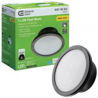 Commercial Electric Spin Light 7in LED Flush Mount Ceiling Light