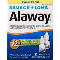2 Bausch and Lomb Alaway Eye Itch Relief Antihistamine Eye Drops