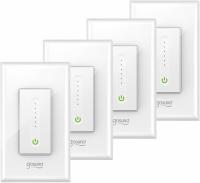 4 Google and Alexa Smart Dimmer Switches
