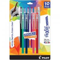 10 Pilot Frixion Gel Ink ColorSticks Pens