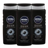 3 Nivea Men Deep Active Clean Body Wash