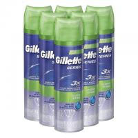 6x Gillette Sensitive Series 3X Shave Gel