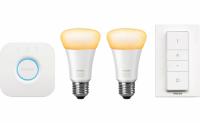 Philips Hue White Ambiance A19 2-Pack Kit