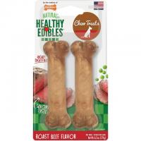 2x Nylabone Healthy Edibles Flavored Dog Treat Bones