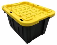 Commander 12-Gallon Storage Tote with Snap Lid