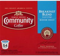 54 Community Coffee Medium Roast K-Cup Pods