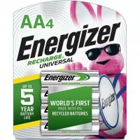 4 Energizer Rechargeable AA NiMH Batteries