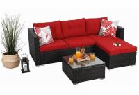 Phi Villa Rattan Outdoor Sectional Sofa Set