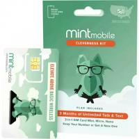 Mint Mobile 6-Month Prepaid SIM Card Kit