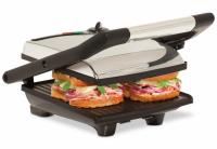 Bella Stainless Steel Non-Stick Panini Press Sandwich Maker