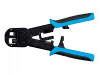 RJ-45/RJ-12 Modular Crimping Tool for EZ Passthrough Modular Plugs