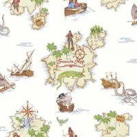 Pirates Ahoy Multi Wallcovering Wallpaper