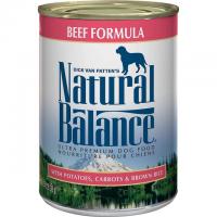 12 Natural Balance Ultra Premium Beef Formula Canned Dog Food