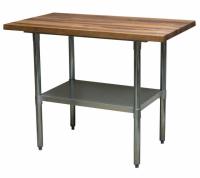 AmeriHome Stainless Steel Counter Height Work Table