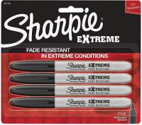 4 Sharpie Extreme Fade Resistant Permanent Markers