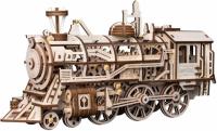 Robotime 3D Assembly Wooden Puzzle Laser-Cut Locomotive Kit