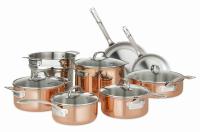 Viking Culinary Copper Stainless Steel Cookware Set