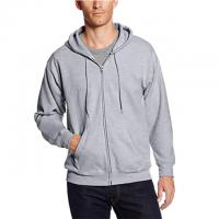 Hanes Mens Full-Zip Eco-Smart Fleece Hoodie