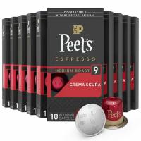 Nespresso Peets Coffee Espresso Capsules 100 Pack