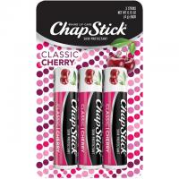 3 ChapStick Classic Skin Protectant Flavored Lip Balm Tubes