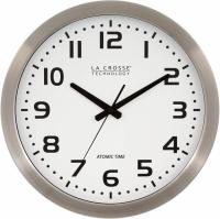 La Crosse Technology 16in Atomic Clock with Metal Frame