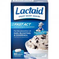 60 Lactaid Fast Act Lactose Intolerance Relief Caplets