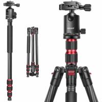 Neewer Adjustable Carbon Fiber Camera Tripod Monopod