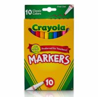 10 Crayola Classic Kids Markers