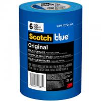 6 3M ScotchBlue Original Painters Tape