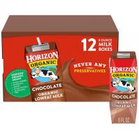 12 Horizon Organic Lowfat Chocolate Milk