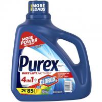 2 Purex Liquid Laundry Detergent Plus Clorox