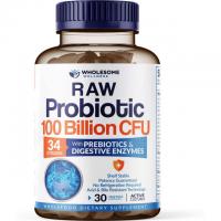 Wholesome Wellness Adult Organic Probiotic Supplement