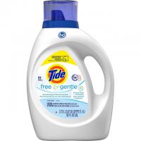 3 Tide and Gentle HE Liquid Laundry Detergent