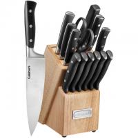 Cuisinart 15-Piece Triple Rivet Stainless Steel Knife Set