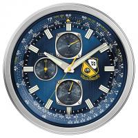 Citizen Gallery Indoor Outdoor Blue Wall Clock