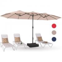 15ft MF Studio Outdoor Patio Table Umbrella with Stand
