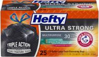 25 Hefty Ultra Strong 30-Gallon Trash Bags