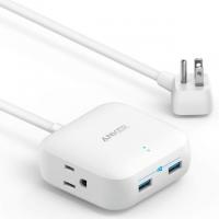 Anker 24W Power Strip with 2 USB Ports