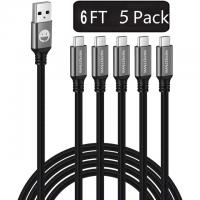 5 SmallElectric USB Type-C to A Braided Charging Cable
