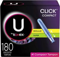 180 U by Kotex Click Compact Tampons