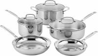 Cuisinart 8-Piece Classic Stainless Steel Cookware Set