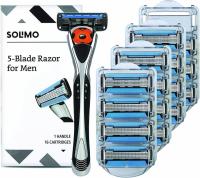 Solimo Mens 5-Blade MotionSphere Razor