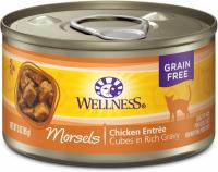 24 Wellness Morsels Grain-Free Canned Cat Food