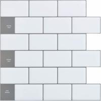 Art3d Peel and Stick Backsplash Tile Subway Sticker