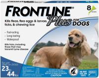 Frontline Plus 8-Dose Flea & Tick Treatment for Dogs
