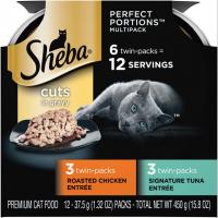 12 Sheba Perfect Portions Cuts in Gravy Wet Cat Food Variety Packs