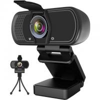 Hrayzan 1080p Webcam with Microphone with Stand