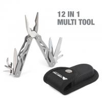 Ozark Trail Camping Steel 12-in-1 Multi-Tool with Sheath