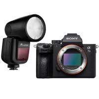 Sony a7 III Mirrorless Digital Camera with Flashpoint Speedlight