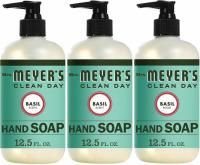 3 Mrs Meyers Clean Day Basil Liquid Hand Soap
